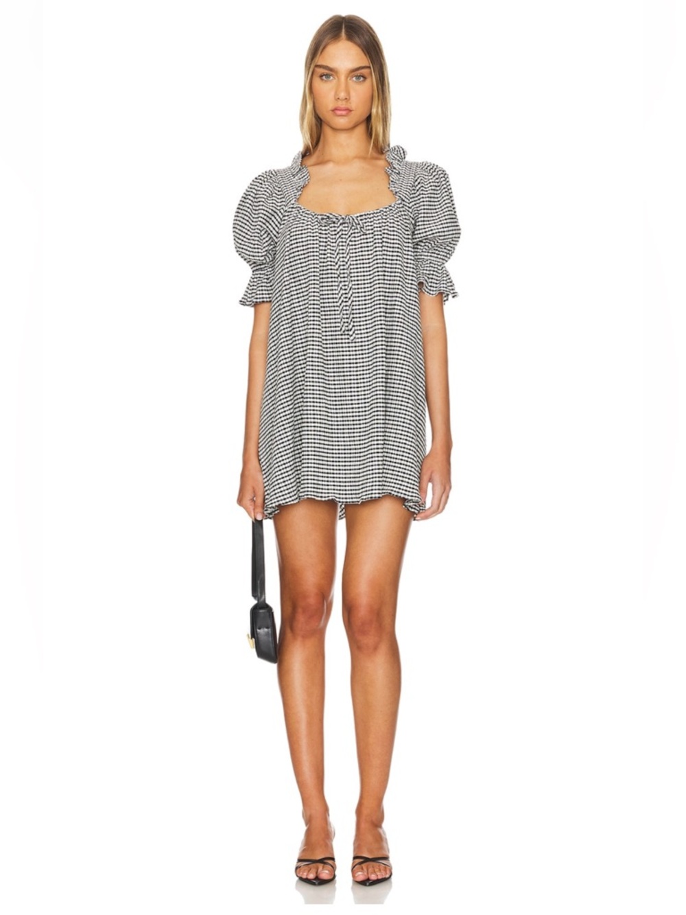 Stone Cold Fox x REVOLVE Bella Babydoll Dress in Black White